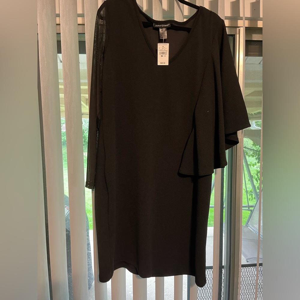 Ashley Stewart Elegant Black Dress